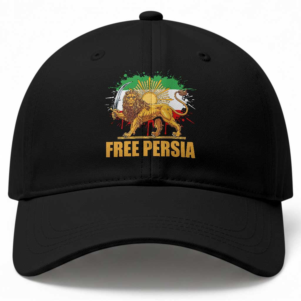 Free Persian Baseball Cap Iran Flag Lion And Sun Persian Pride Iranian Protests TS11 Print Your Wear