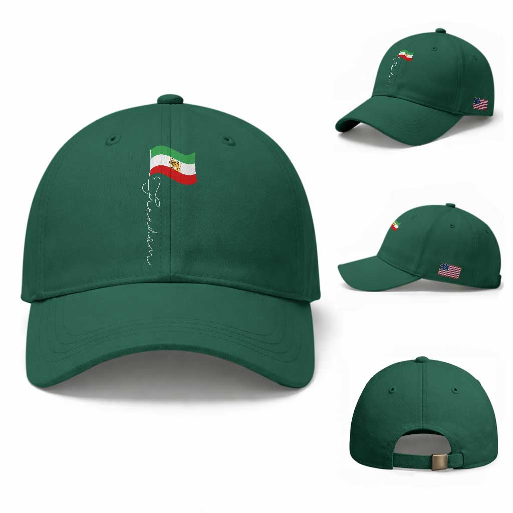 Persian Freedom Baseball Cap Free Iran Proud Persian Iranian TS11 Baseball Cap Universal Fit Irish Green Print Your Wear