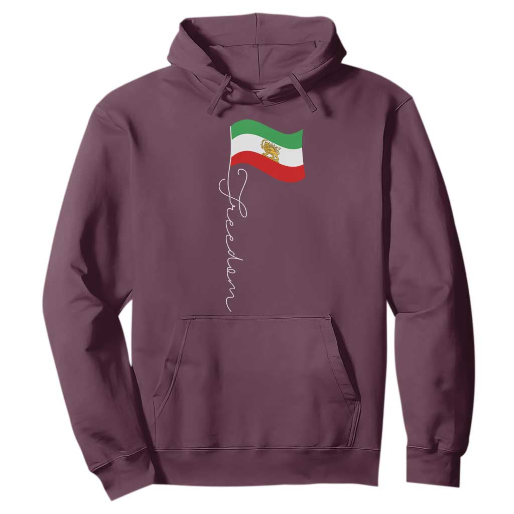 Persian Freedom Hoodie Free Iran Proud Persian Iranian TS11 Maroon Print Your Wear