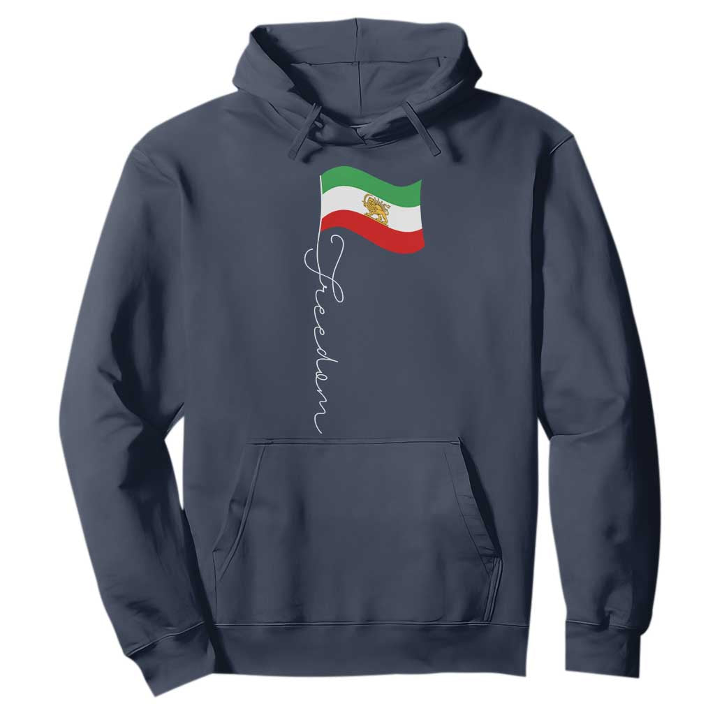 Persian Freedom Hoodie Free Iran Proud Persian Iranian TS11 Navy Print Your Wear