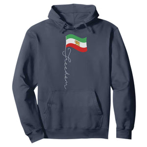 Persian Freedom Hoodie Free Iran Proud Persian Iranian TS11 Navy Print Your Wear