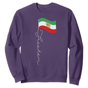 Persian Freedom Sweatshirt Free Iran Proud Persian Iranian TS11 Purple Print Your Wear