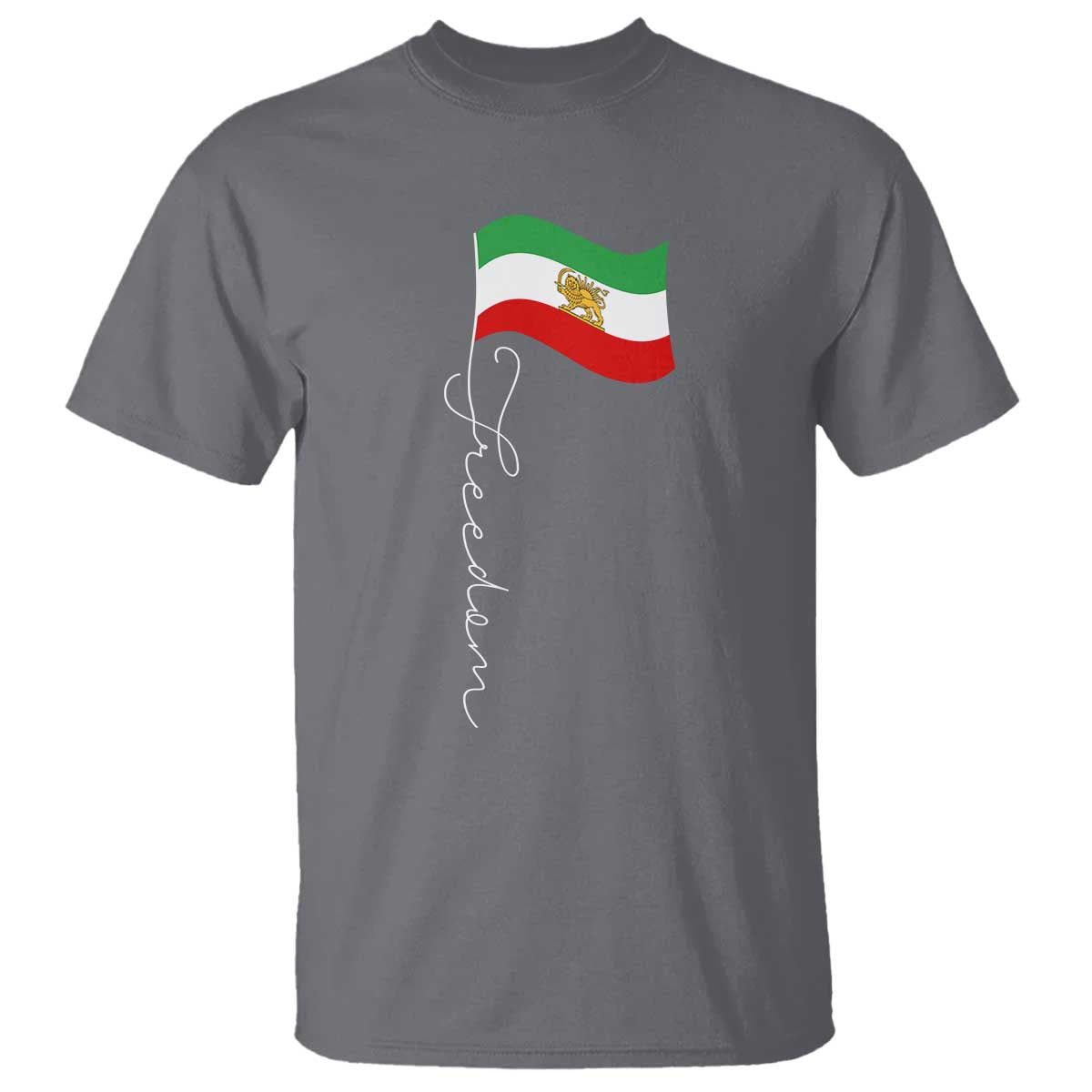 Persian Freedom T Shirt Free Iran Proud Persian Iranian TS11 Charcoal Print Your Wear