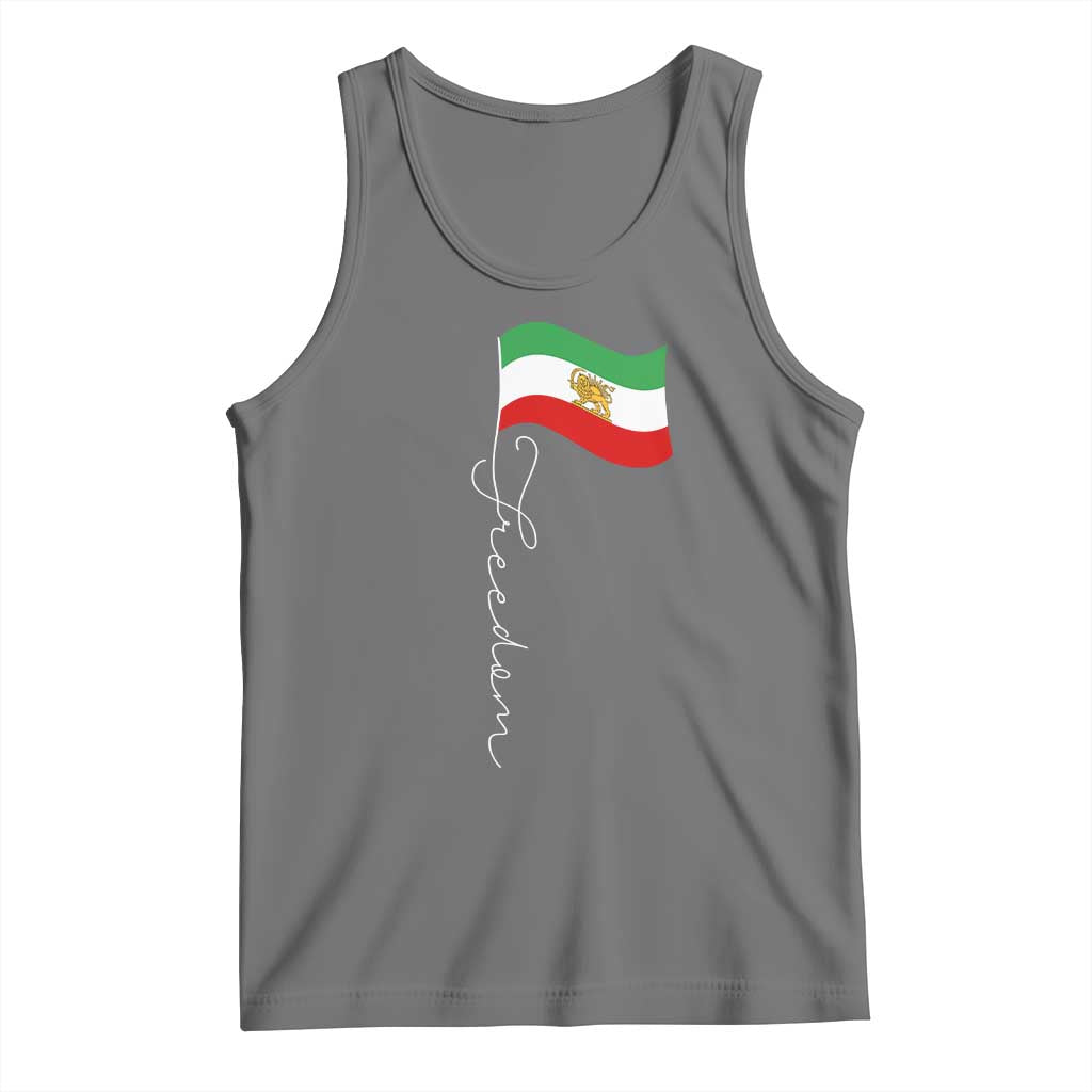 Persian Freedom Tank Top Free Iran Proud Persian Iranian TS11 Black Heather Print Your Wear
