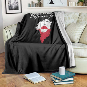 Greenland Defense Force Throw Blanket Political Statement Greenland Policy TS11 Print Your Wear