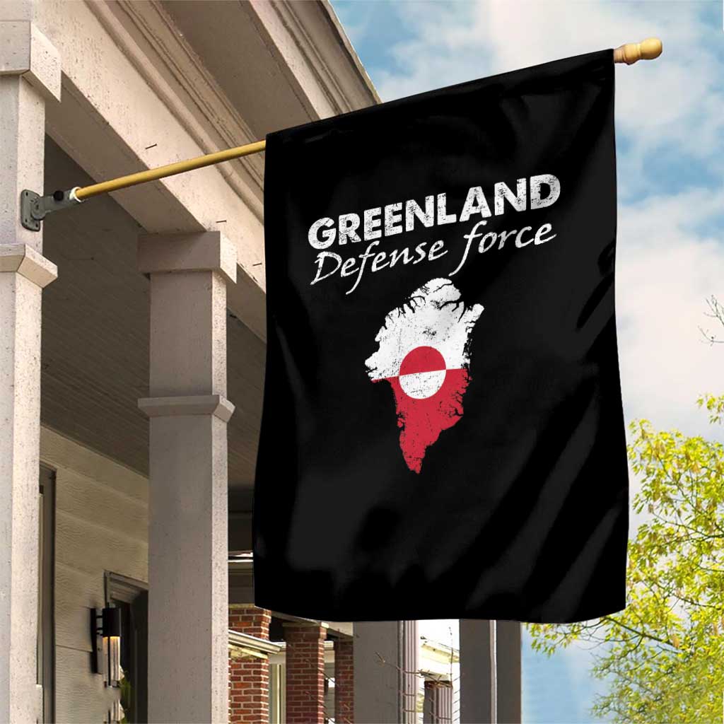 Greenland Defense Force Garden Flag Political Statement Greenland Policy TS11 Print Your Wear