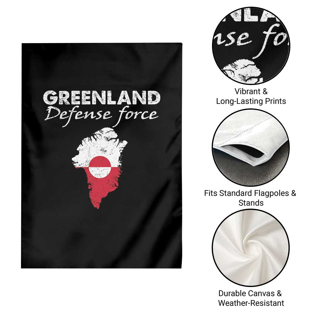 Greenland Defense Force Garden Flag Political Statement Greenland Policy TS11 Print Your Wear