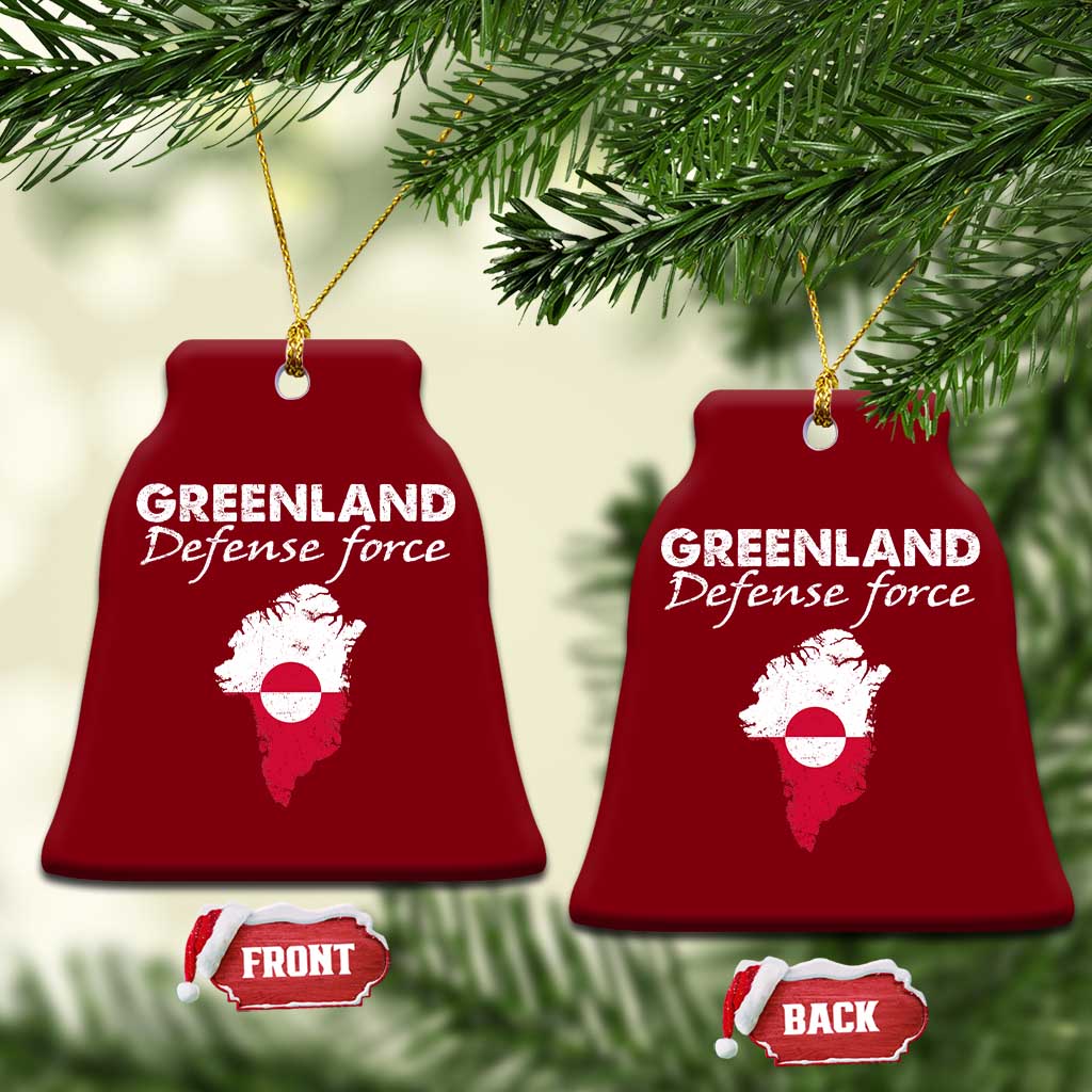 Greenland Defense Force Ceramic Ornament Political Statement Greenland Policy TS11 Print Your Wear