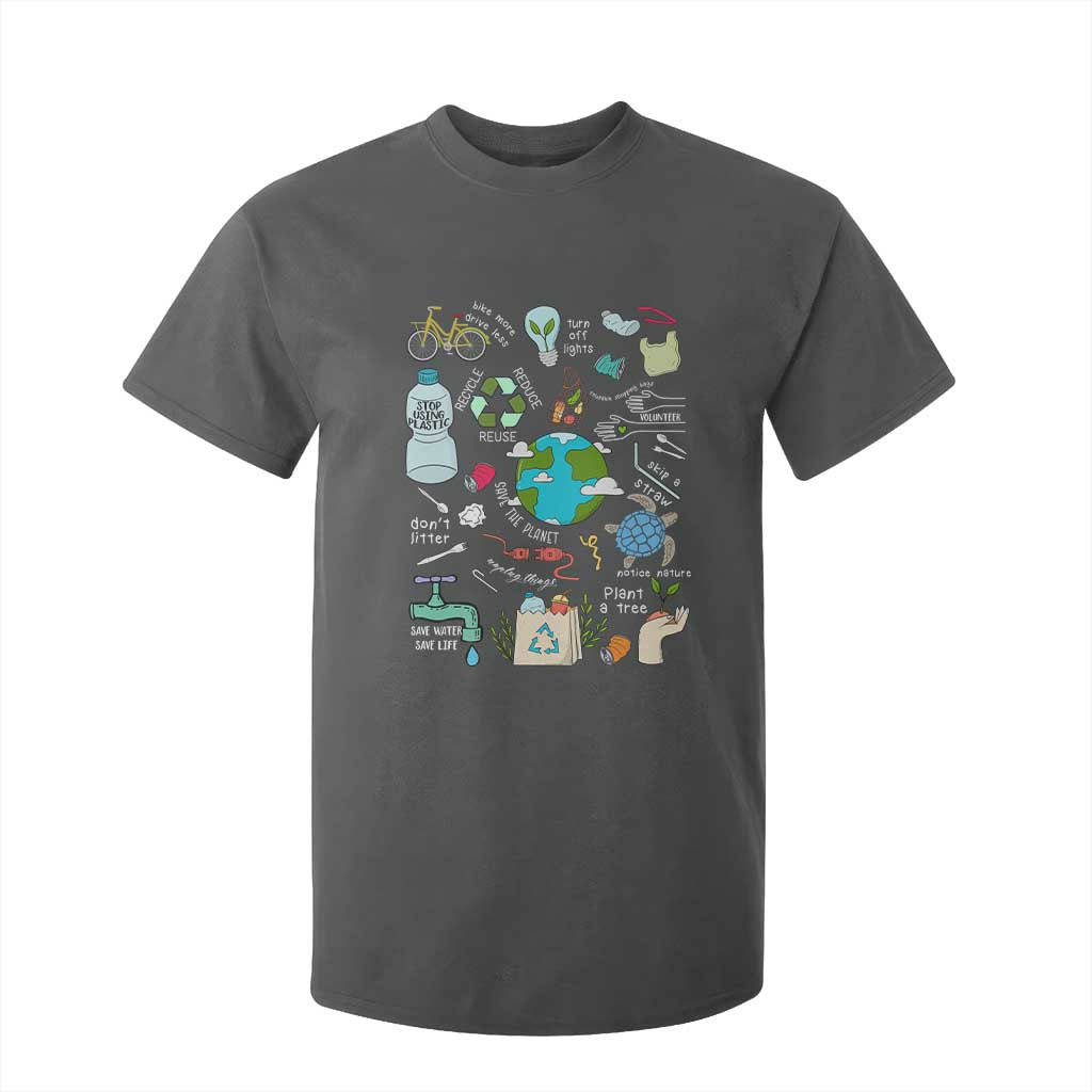 Earth Day Ecological sustainability Environment Protection T Shirt For Kid TS11 Dark Heather Print Your Wear