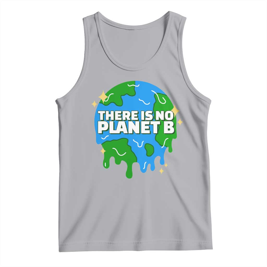 Funny Earth Day There Is No Planet B Tank Top TS11 Athletic Heather Print Your Wear