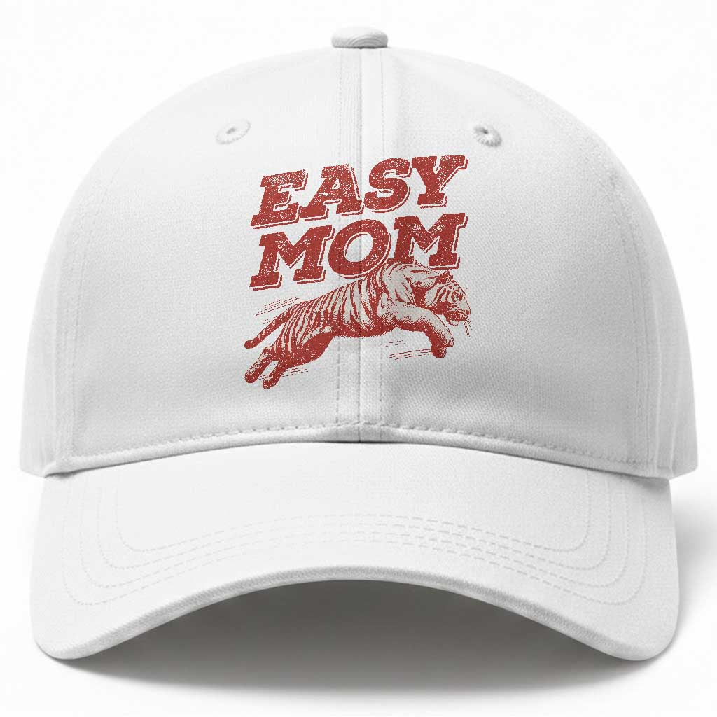 Easy Tiger Mom Baseball Cap Vintage Boho Distressed Aesthetic Mother's Day Gifts TS11 Print Your Wear