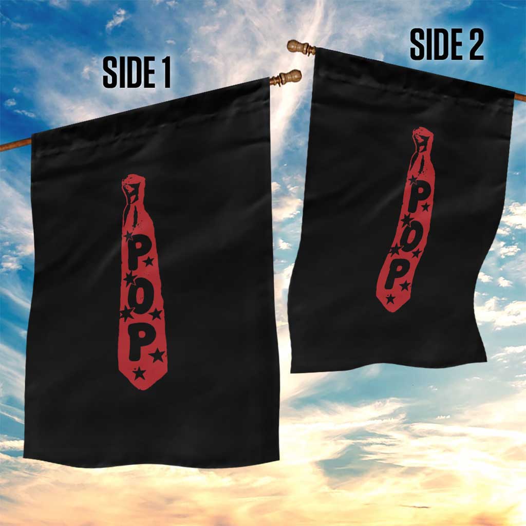 Pop Tie Star Dad Music Lover Fathers Day Garden Flag TS11 Print Your Wear
