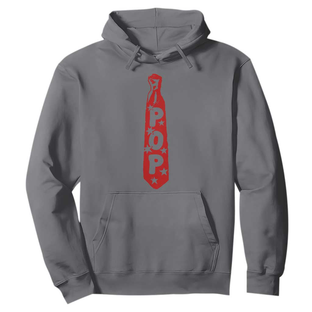 Pop Tie Star Dad Music Lover Fathers Day Hoodie TS11 Charcoal Print Your Wear