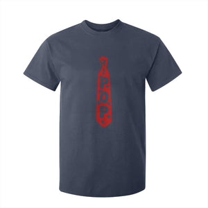 Pop Tie Star Dad Music Lover Fathers Day T Shirt For Kid TS11 Navy Print Your Wear