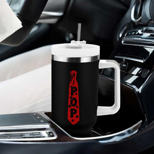 Pop Tie Star Dad Music Lover Fathers Day Tumbler With Handle TS11 Print Your Wear