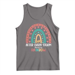 After Every Storm There Is A Rainbow Tank Top Pregnancy Announcement TS11 Deep Heather Print Your Wear