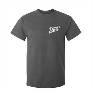 Dad Of Two T Shirt For Kid Funny Daddy Squared Promoted for The Second Time TS11 Dark Heather Print Your Wear