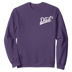 Dad Of Two Sweatshirt Funny Daddy Squared Promoted for The Second Time TS11 Purple Print Your Wear