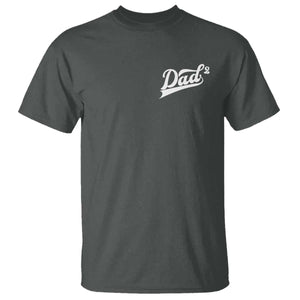 Dad Of Two T Shirt Funny Daddy Squared Promoted for The Second Time TS11 Dark Heather Print Your Wear