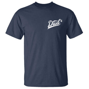 Dad Of Two T Shirt Funny Daddy Squared Promoted for The Second Time TS11 Navy Print Your Wear