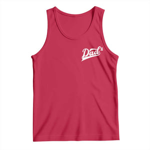 Dad Of Two Tank Top Funny Daddy Squared Promoted for The Second Time TS11 Red Print Your Wear