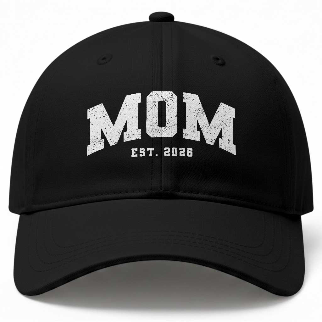 Mom Est 2026 Baseball Cap Promoted To Mommy Mother's Day TS11 Print Your Wear