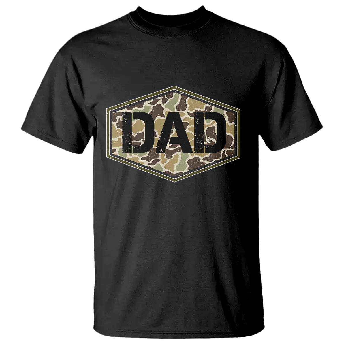 Dad Retro Old Camo Hunting Daddy Fathers Day T Shirt Dad Retro Old Camo Hunting Daddy Fathers Day TS11 Black Print Your Wear