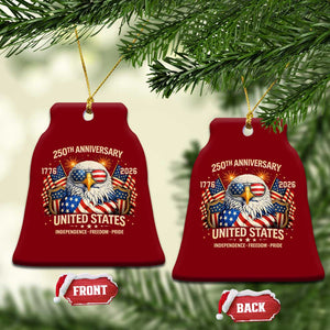 250 Anniversary USA 250th American 250 Years 4th July 2026 Ceramic Ornament TS11 Print Your Wear