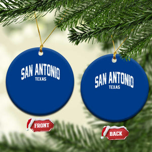 San Antonio Texas TX Vintage Ceramic Ornament TS11 1pc Blue Print Your Wear