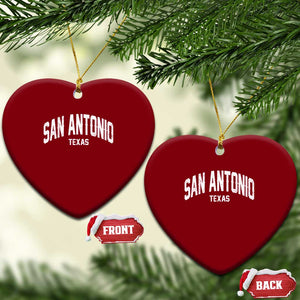 San Antonio Texas TX Vintage Ceramic Ornament TS11 Print Your Wear