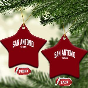 San Antonio Texas TX Vintage Ceramic Ornament TS11 Print Your Wear