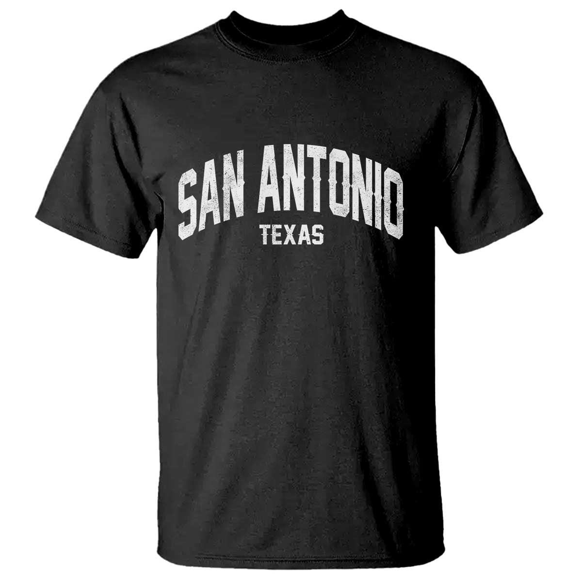 San Antonio Texas TX Vintage T Shirt TS11 Black Print Your Wear