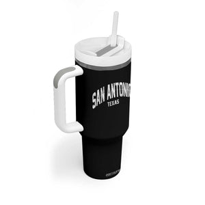 San Antonio Texas TX Vintage Tumbler With Handle TS11 Print Your Wear