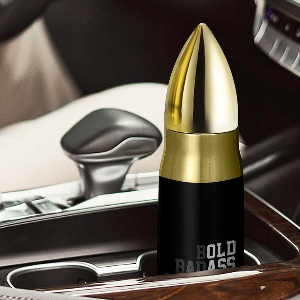 Bold Badass Best Dad Bullet Tumbler Funny Old Ass Father Gag Gift TS11 Print Your Wear