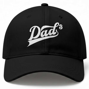 Dad Of Three Baseball Cap Funny Daddy 3 Promoted for The Second Time TS11 Print Your Wear