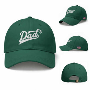 Dad Of Three Baseball Cap Funny Daddy 3 Promoted for The Second Time TS11 Baseball Cap Universal Fit Irish Green Print Your Wear