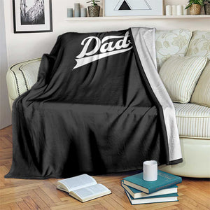 Dad Of Two Throw Blanket Funny Daddy 2 Promoted for The Second Time TS11 Print Your Wear