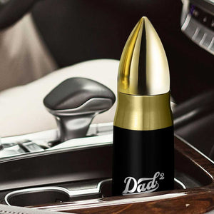 Dad Of Two Bullet Tumbler Funny Daddy 2 Promoted for The Second Time TS11 Print Your Wear