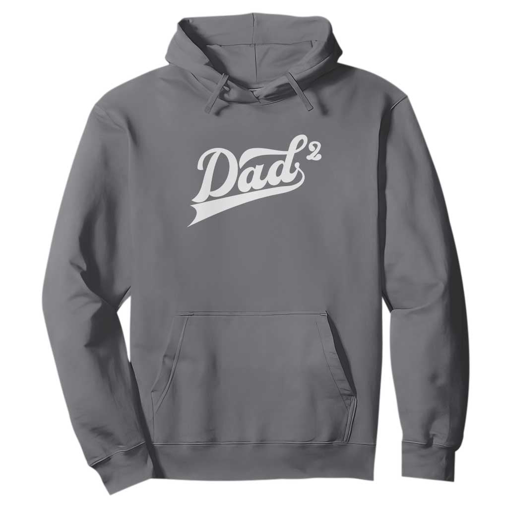 Dad Of Two Hoodie Funny Daddy 2 Promoted for The Second Time TS11 Charcoal Print Your Wear