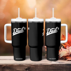 Dad Of Two Tumbler With Handle Funny Daddy 2 Promoted for The Second Time TS11 Print Your Wear