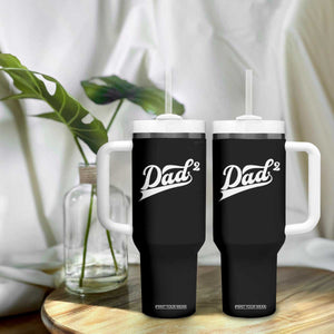 Dad Of Two Tumbler With Handle Funny Daddy 2 Promoted for The Second Time TS11 Print Your Wear