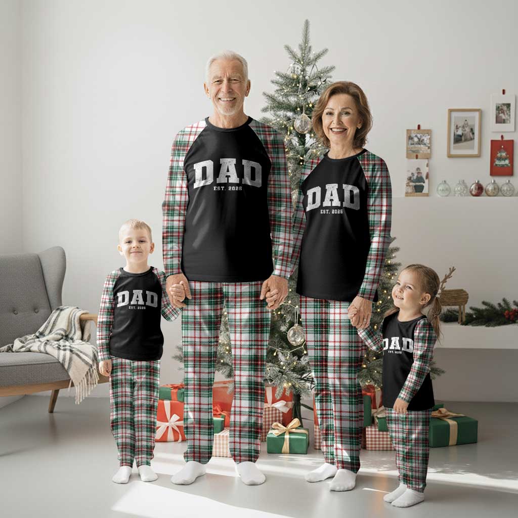 Dad Est 2026 Plaid Pajama Set Promoted To Daddy Fathers Day TS11 Christmas Plaid Print Your Wear