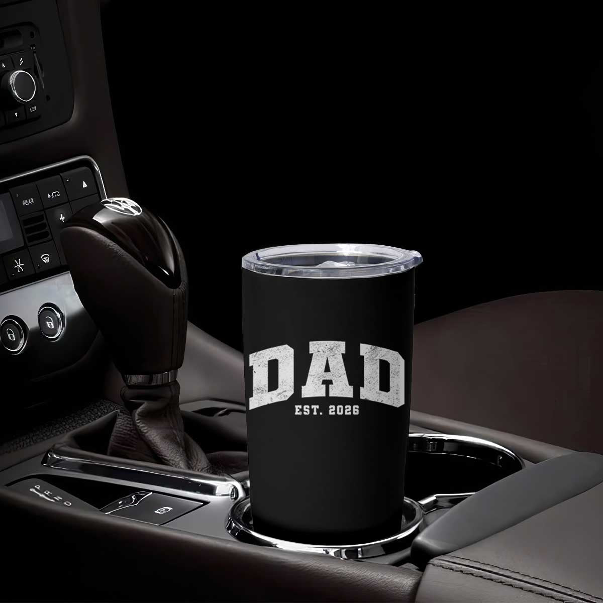 Dad Est 2026 Tumbler Cup Promoted To Daddy Fathers Day TS11 Print Your Wear