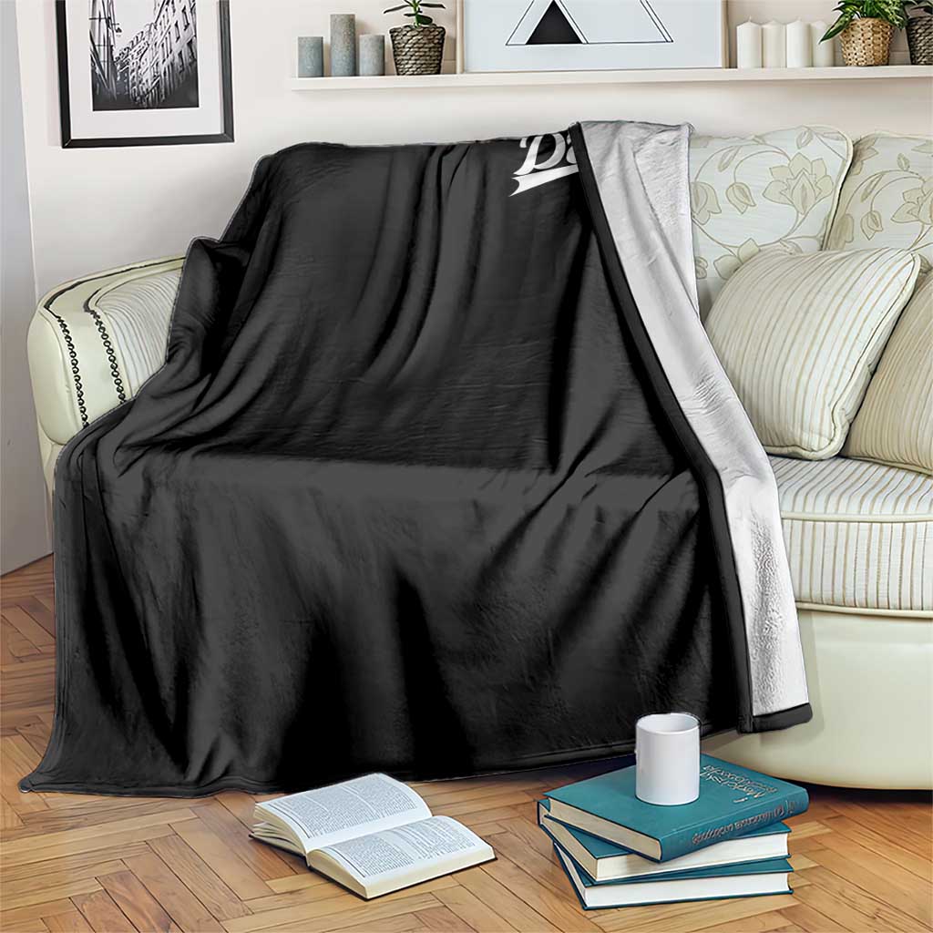 Promoted To Dad Again Throw Blanket Funny Daddy Again Pregnancy Announcement TS11 Print Your Wear