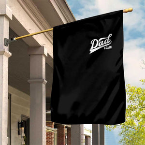 Promoted To Dad Again Garden Flag Funny Daddy Again Pregnancy Announcement TS11 Print Your Wear