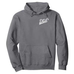 Dad Of Three Hoodie Funny Daddy Cubed Promoted for The Third Time TS11 Charcoal Print Your Wear