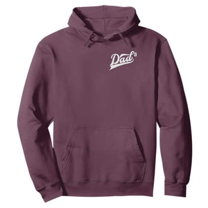 Dad Of Three Hoodie Funny Daddy Cubed Promoted for The Third Time TS11 Maroon Print Your Wear