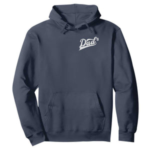 Dad Of Three Hoodie Funny Daddy Cubed Promoted for The Third Time TS11 Navy Print Your Wear