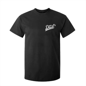Dad Of Three T Shirt For Kid Funny Daddy Cubed Promoted for The Third Time TS11 Black Print Your Wear