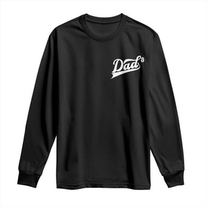 Dad Of Three Long Sleeve Shirt Funny Daddy Cubed Promoted for The Third Time TS11 Black Print Your Wear